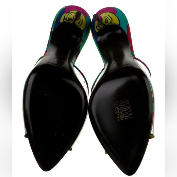 Saint Laurent printed PVC Heels - Picture 5 of 5